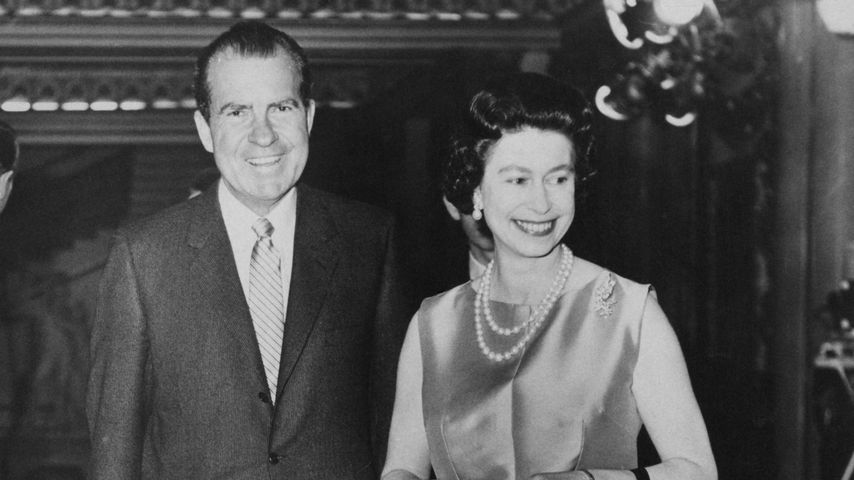 Queen Elizabeth II. mit Richard Nixon in London