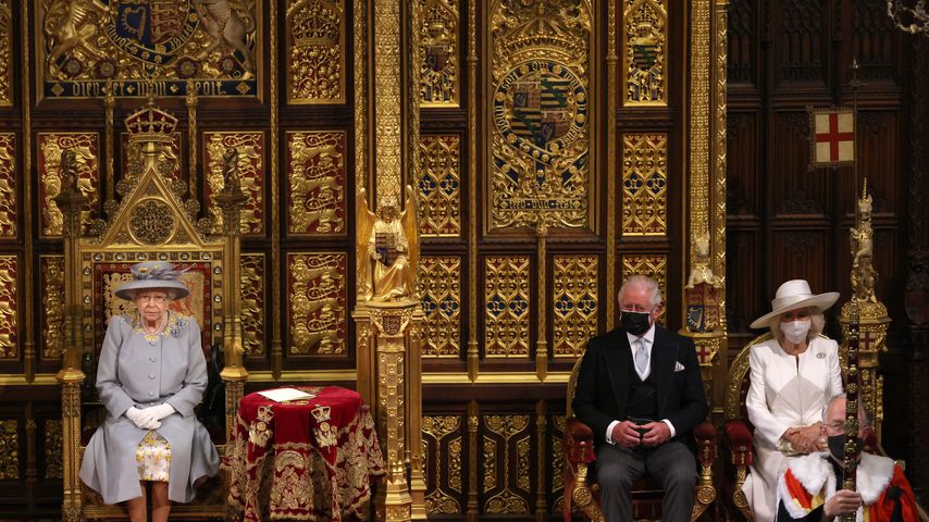 Queen Elizabeth, Prinz Charles und Herzogin Camilla