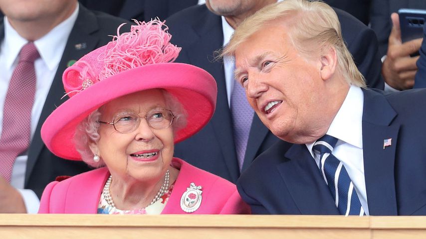 Disste die Queen Donald Trump etwa mit ihrem Kopfschmuck?