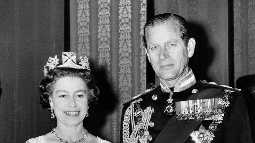Queen Elizabeth II. und Prinz Philip, 1972