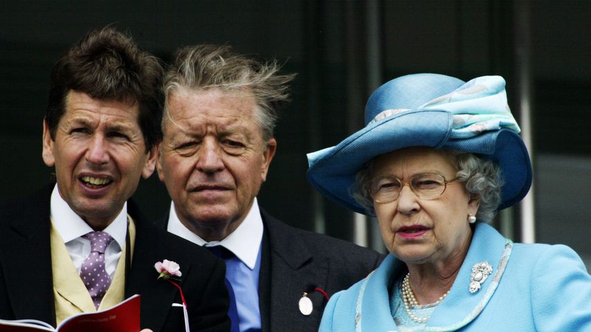 Queen Elizabeth und Sir Michael Oswald, 2003
