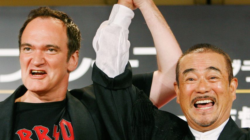 Quentin Tarantino und Sonny Chiba im September 2007
