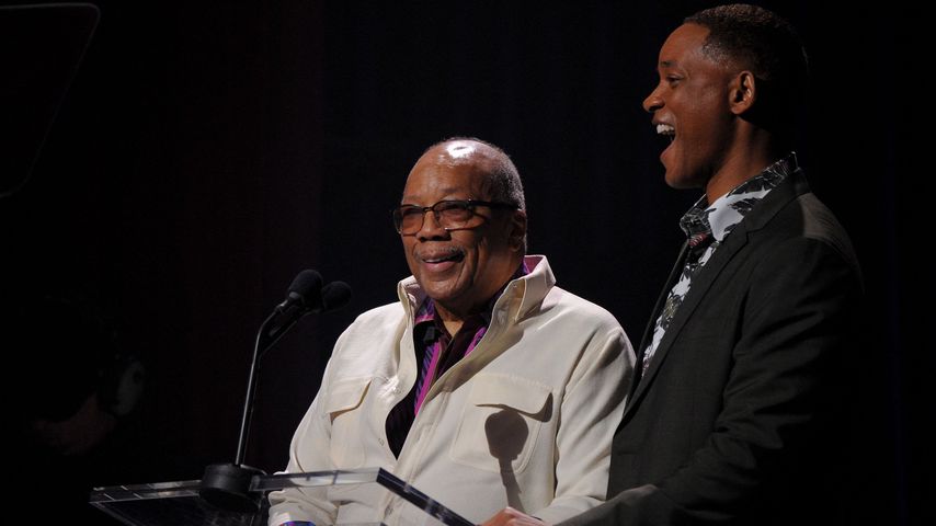 Produzent Quincy Jones und Filmstar Will Smith, 2017