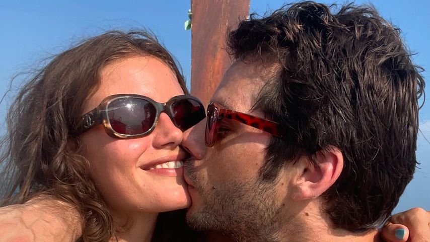 Rachael Lange und Dylan O'Brien, April 2025
