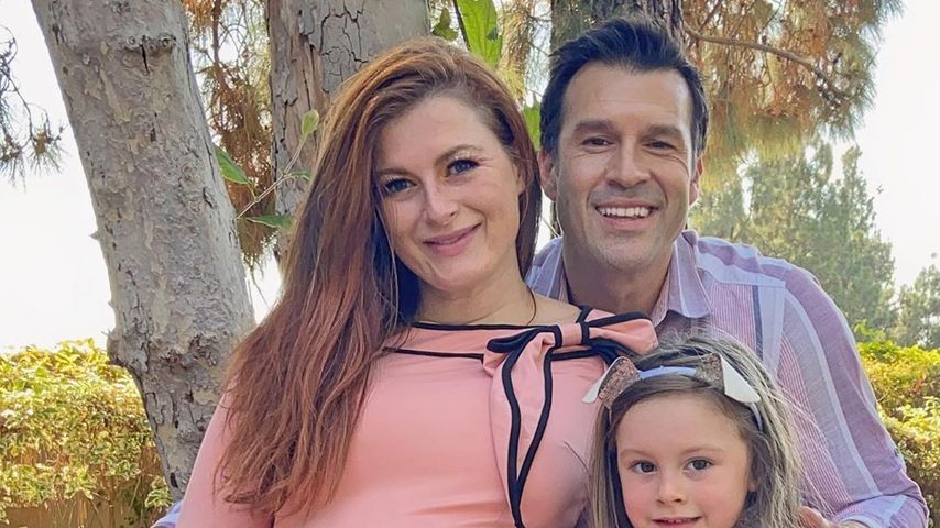Rachel Reilly mit ihrem Mann Brendon Villegas und ihrer Tochter Adora Borealis