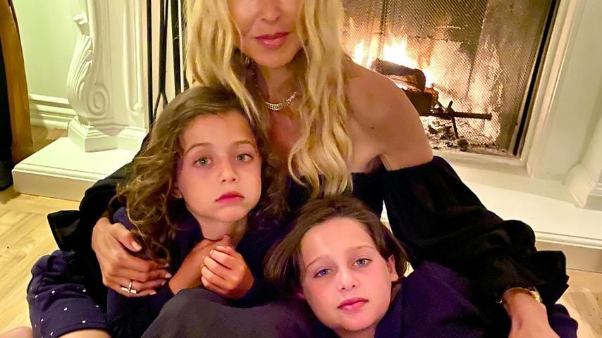 Rachel Zoe mit ihren Kinder Skyler und Kaius