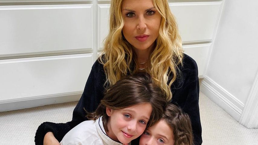 Rachel Zoe mit ihren Söhnen Skyler und Kaius, 2020