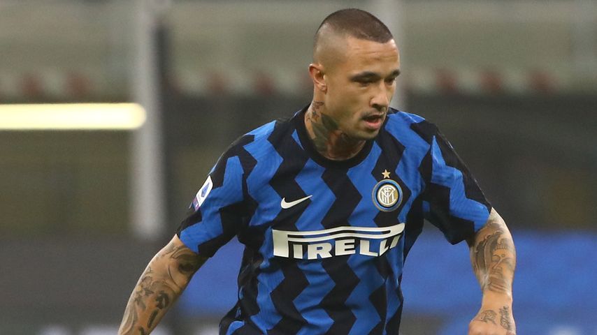 Radja Nainggolan bei einem Fußballspiel in Mailand im Oktober 2020