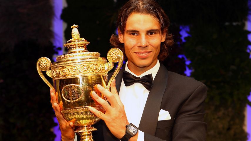 Rafael Nadal nach seinem Sieg in Wimbledon 2010