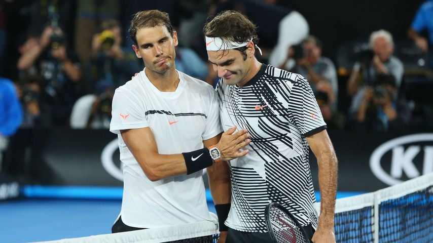 Rafael Nadal & Roger Federer bei den Australian Open 2017