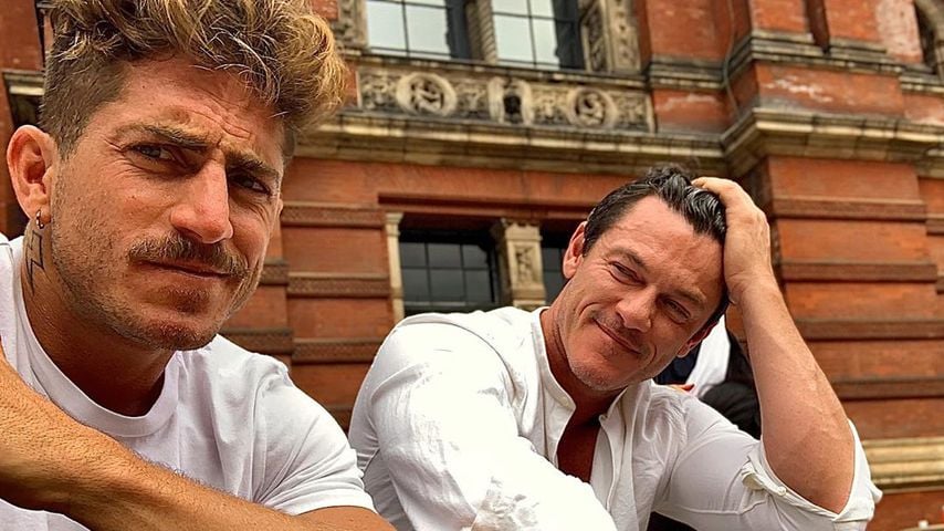 Rafael Olarra und Luke Evans im Januar 2020