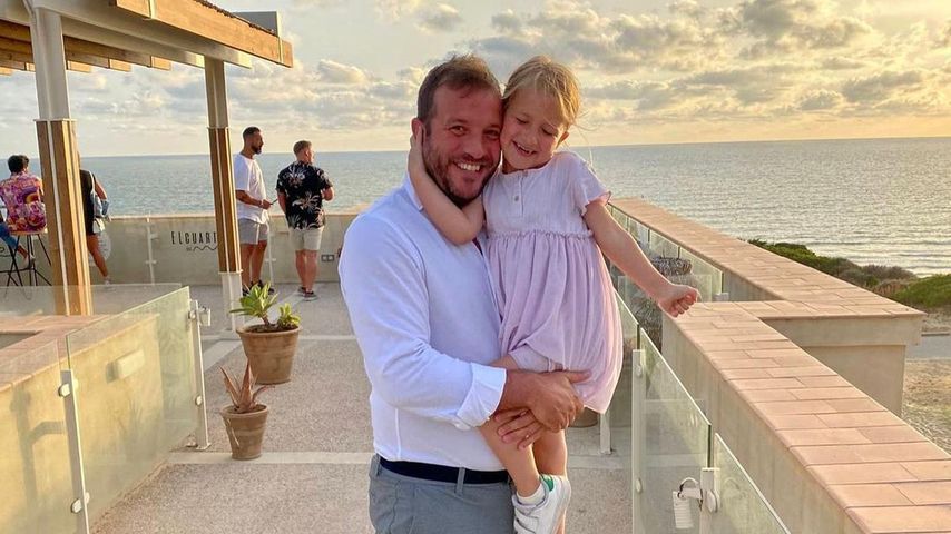 Rafael van der Vaart mit seiner Tochter Jesslynn
