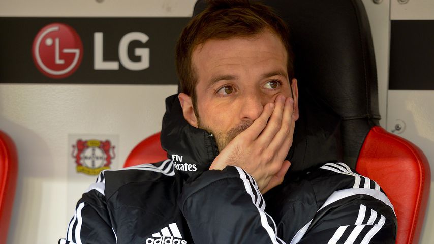 Mit Sohn Damian: Rafael van der Vaart hatte Abschiedsspiel