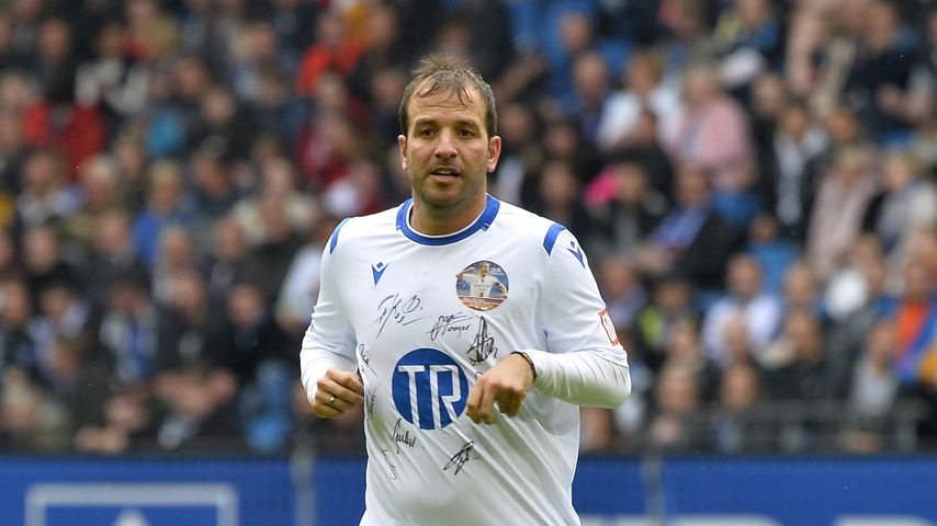 Rafael van der Vaart bei seinem Abschiedsspiel in Hamburg