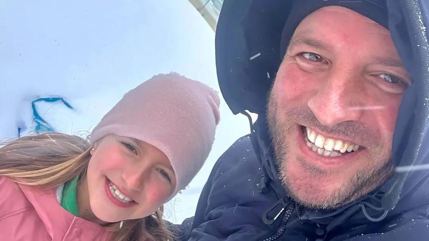 Rafael van der Vaart und Tochter Jesslyn, Februar 2025