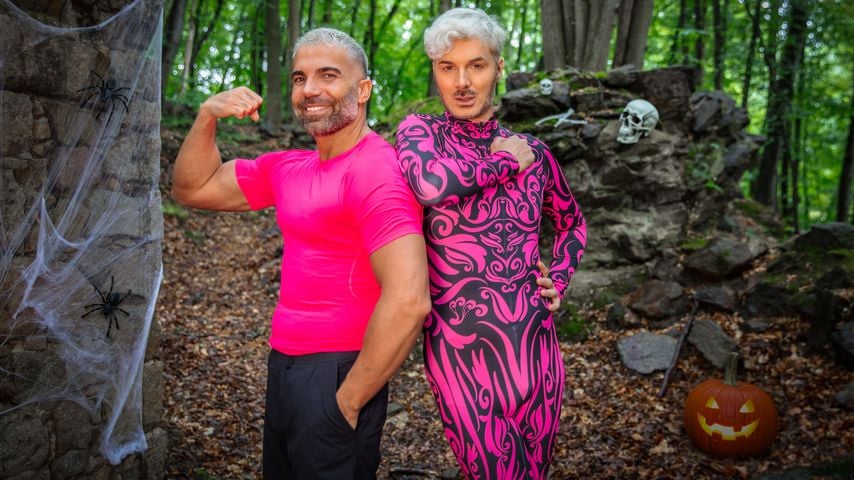 Rafi Rachek und Sam Dylan, "#CoupleChallenge Halloween Edition"-Kandidaten