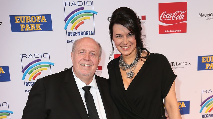 Rainer Calmund und Sylvia beim Radio Regenbogen Award 2013