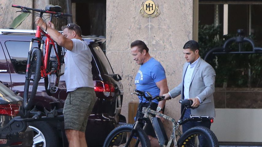 Ralf Möller und Arnold Schwarzenegger in Santa Monica im November 2019