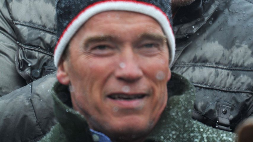 Ralf Moeller und Arnold Schwarzenegger bei einem Sportevent in Kitzbühel im Januar 2012