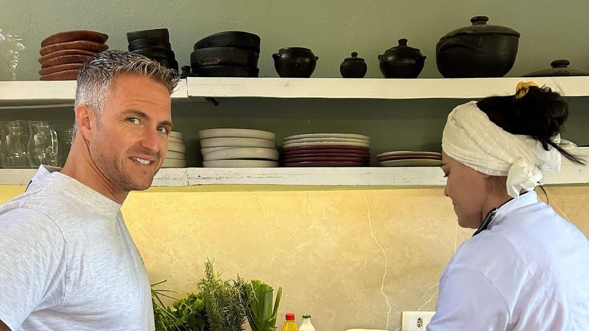 Ralf Schumacher und eine unbekannte Frau