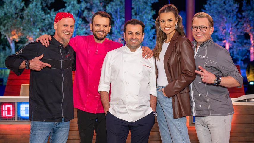 Ralf Zacherl, Steffen Henssler, Ali Güngörmüs, Laura Wontorra und Mario Kotaska