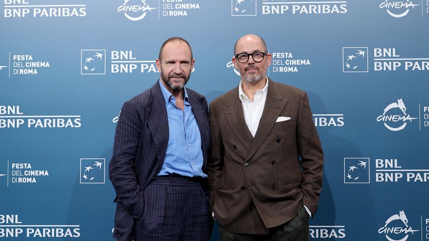 Ralph Fiennes und Edward Berger auf dem Römischen Filmfestival, Oktober 2024, Rom