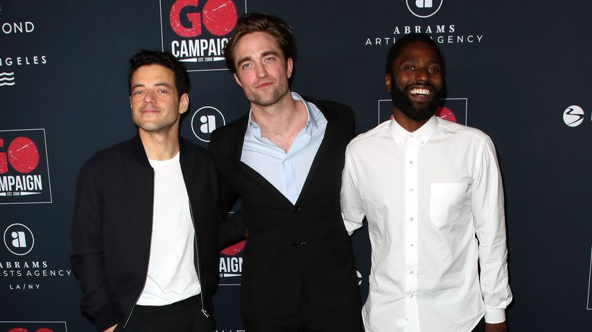 Rami Malek, Robert Pattinson und John David Washington, November 2019