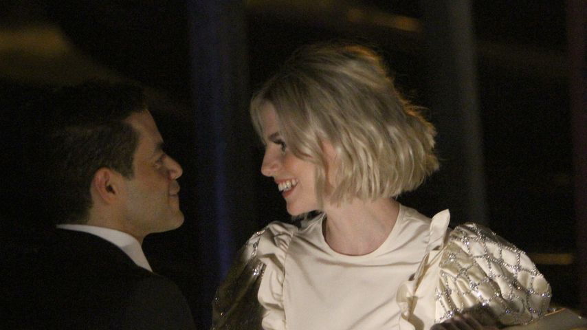 So verliebt turteln Rami Malek und seine Lucy durch Venedig