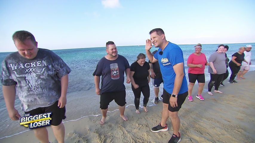 Ramin Abtin mit den "The Biggest Loser"-Kandidaten 2021