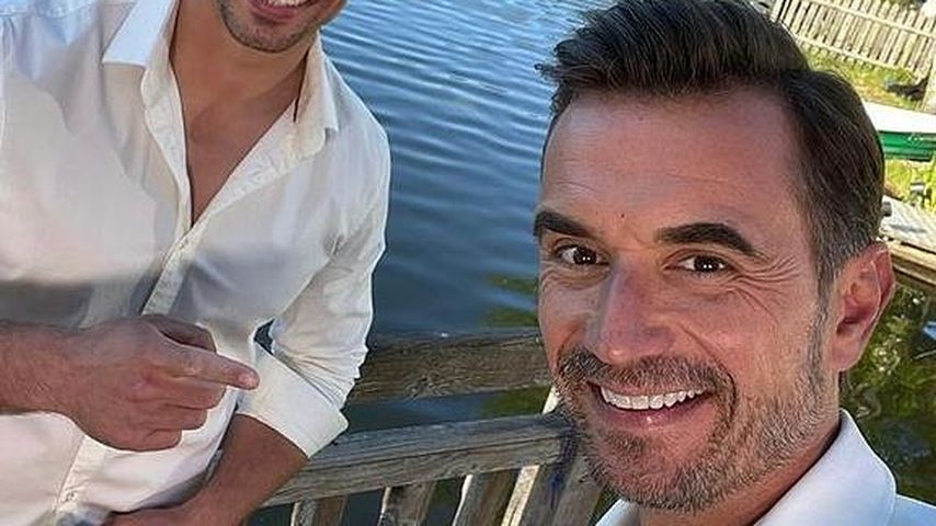 Ramon Roselly und Florian Silbereisen im Juni 2021 in Kitzbühel