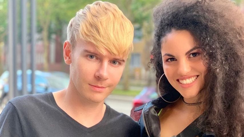 Ramon Wagner mit GNTM-Finalistin Julianna