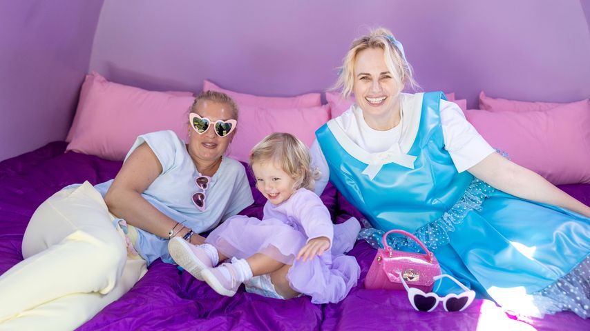 Ramona Agruma und Rebel Wilson mit ihrer Tochter Royce Lillian