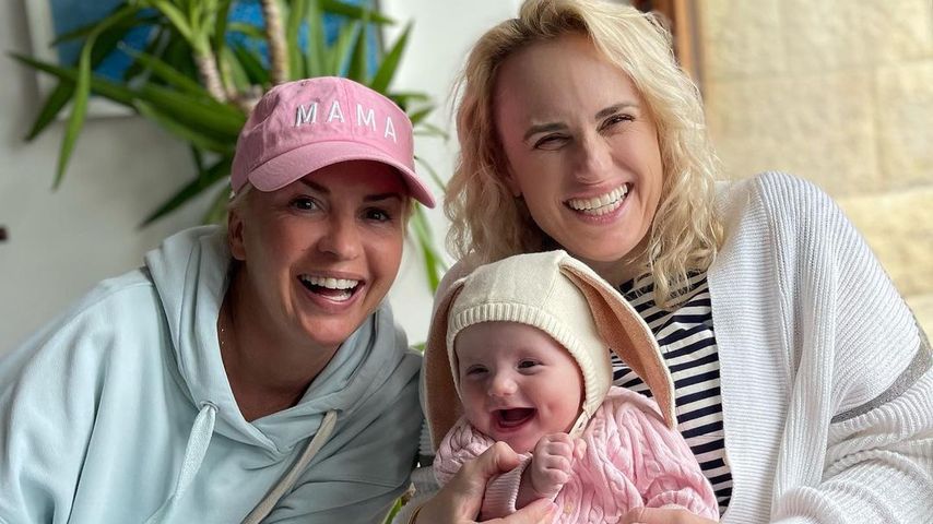 Ramona Agruma und Rebel Wilson und ihre Tochter Royce im Mai 2023