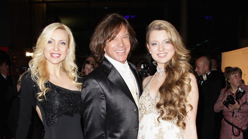 Ramona, Jürgen und Joelina Drews im Januar 2011 in Berlin