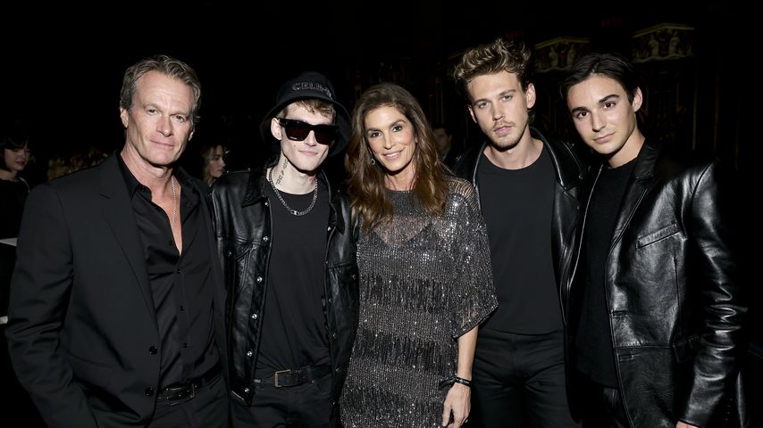 Rande Gerber, Presley Walker Gerber, Cindy Crawford, Austin Butler und Travis Jackson im Jahr 2022