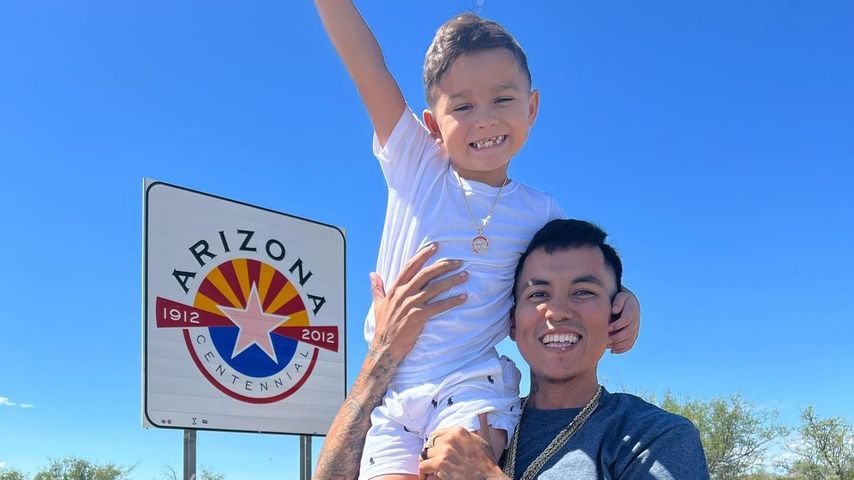 Randy Gonzalez und sein Sohn Brice