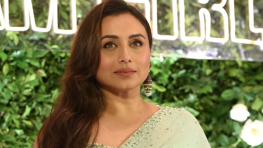 Rani Mukerji bei Hema Malinis 75. Geburtstag in Mumbai, 16. Oktober 2023