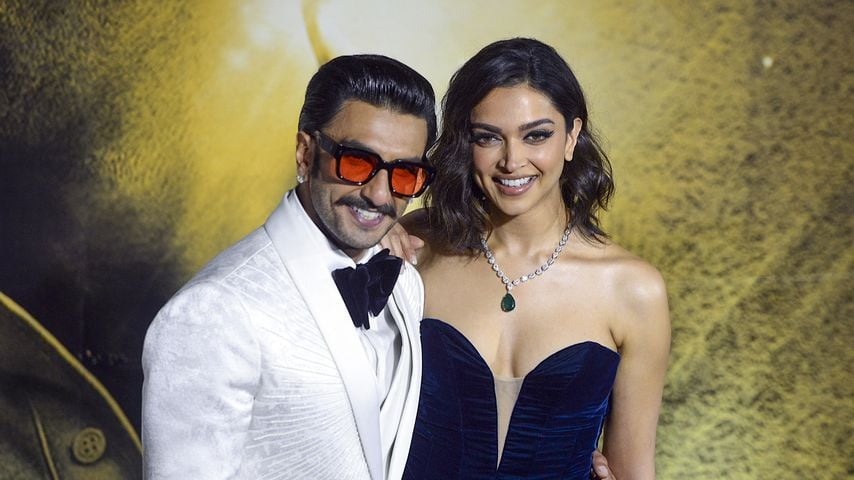 Ranveer Singh und Deepika Padukone bei der Premiere des Films "83" in Mumbai am 22. Dezember 2021