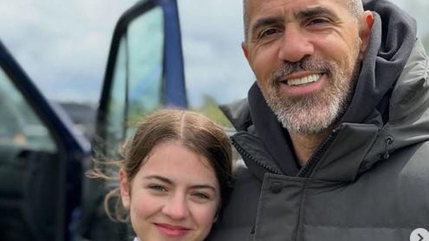 Rapper Bushido mit seiner Tochter Aaliyah Ferchichi, Mai 2026