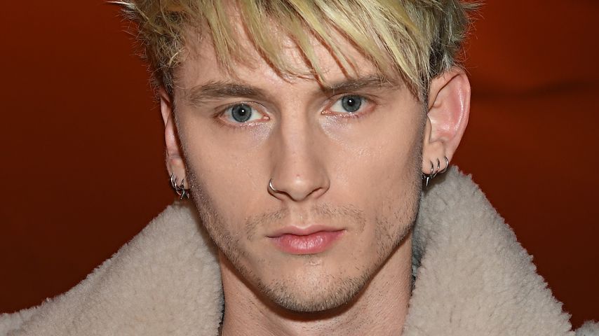 Rapper Machine Gun Kelly auf der Pariser Fashion Week 2020