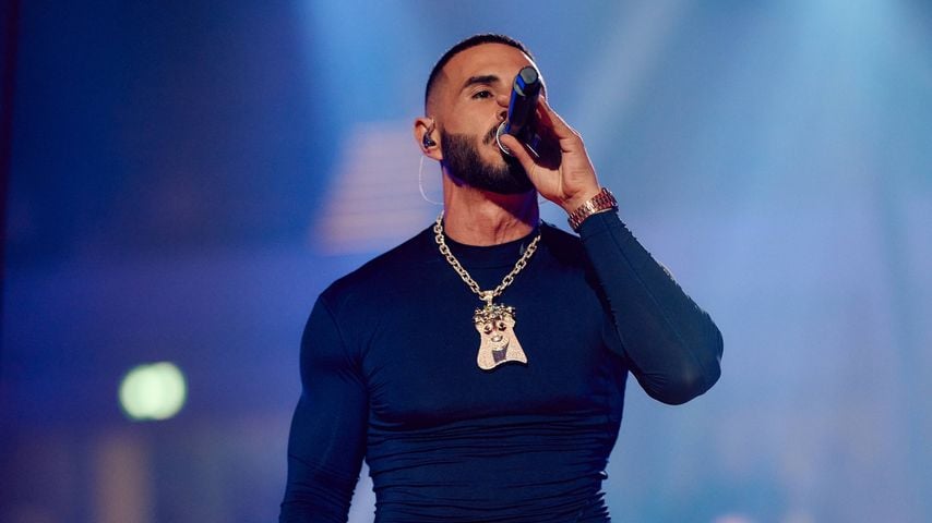 Shindy performt bei der Ringside Zone im SNP Dome Heidelberg