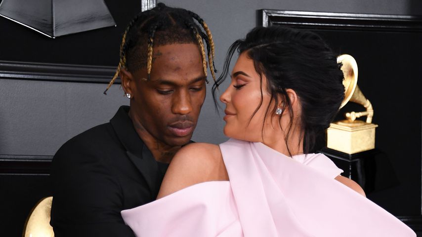 Rapper Travis Scott und Kylie Jenner bei den Grammy Awards 2019