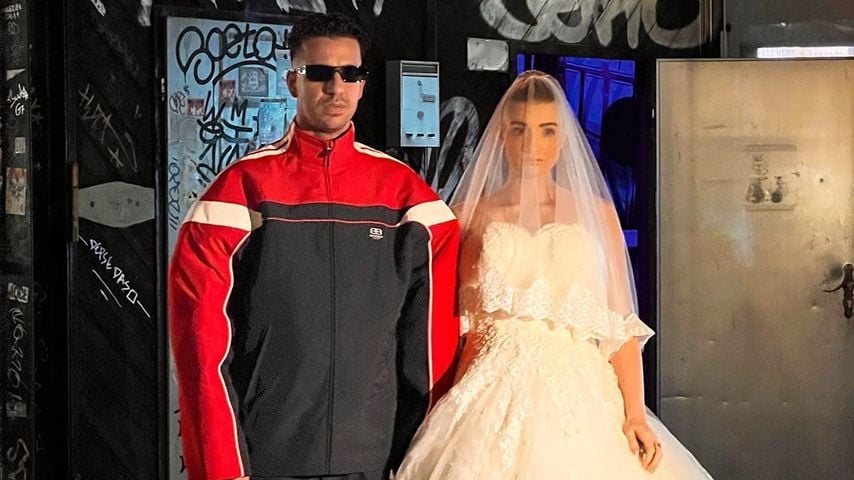 Im Designer-Trainingsanzug: Hat Rapper Ufo361 geheiratet?