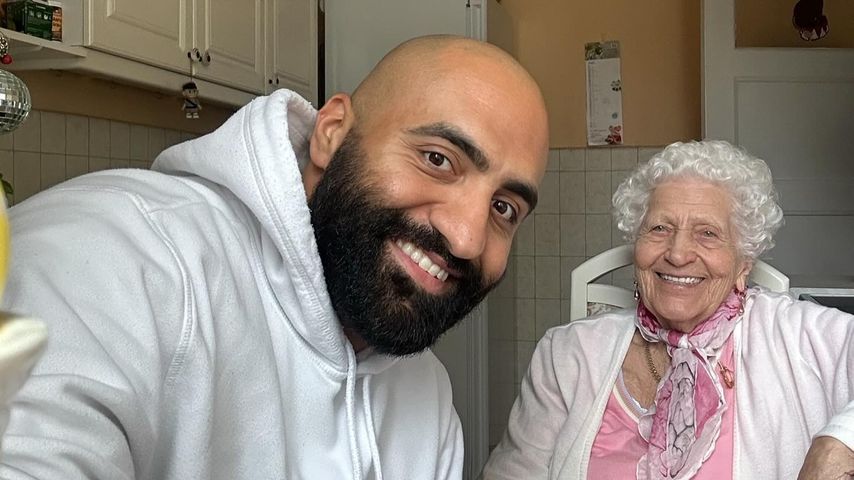 Rashid Hamid und Oma Lotti im Jahr 2024