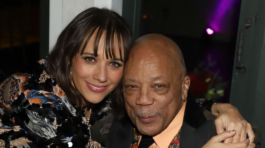 Rashida Jones und ihr Vater Quincy Jones, Februar 2019