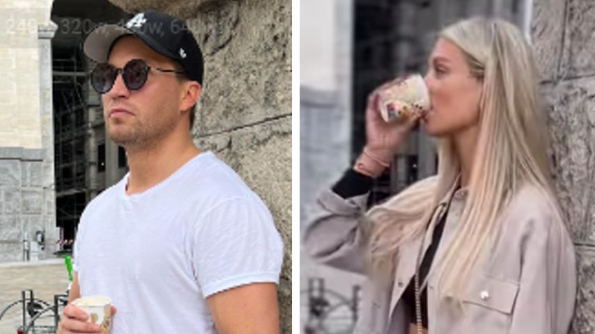 Collage: Raúl Richer und Vanessa Schmitt in Mailand
