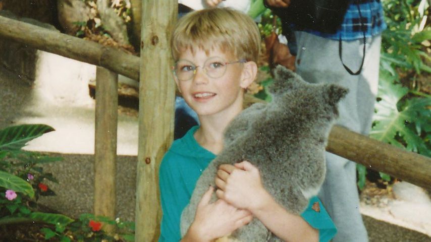 Raúl Richter mit einem Koalabären