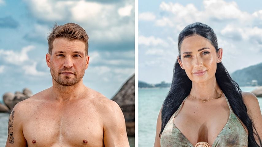 Collage: "Are You The One – Reality Stars in Love"-Kandidaten Raúl Richter und Michelle Bendig