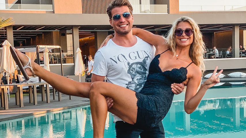 Raúl Richter und seine Freundin Vanessa Schmitt auf Kreta im September 2020