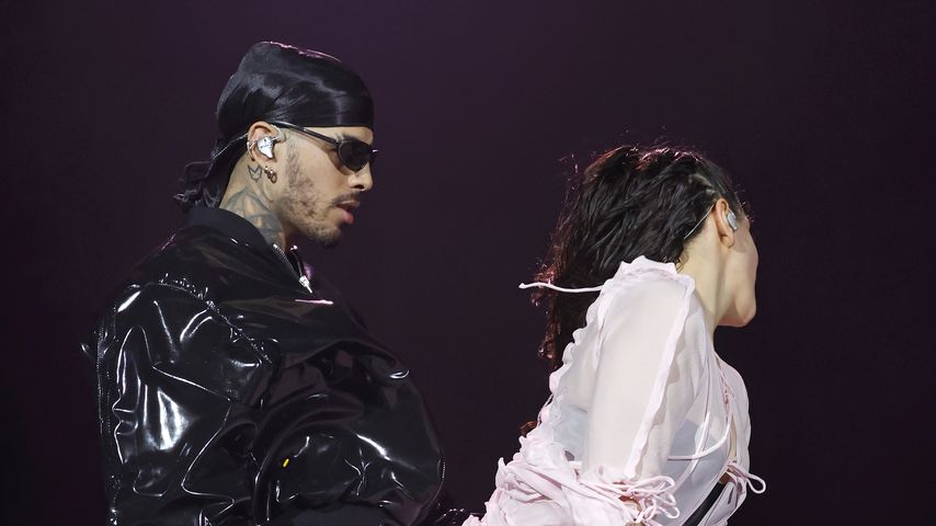 Rauw Alejandro und Rosalía beim Coachella im April 2023